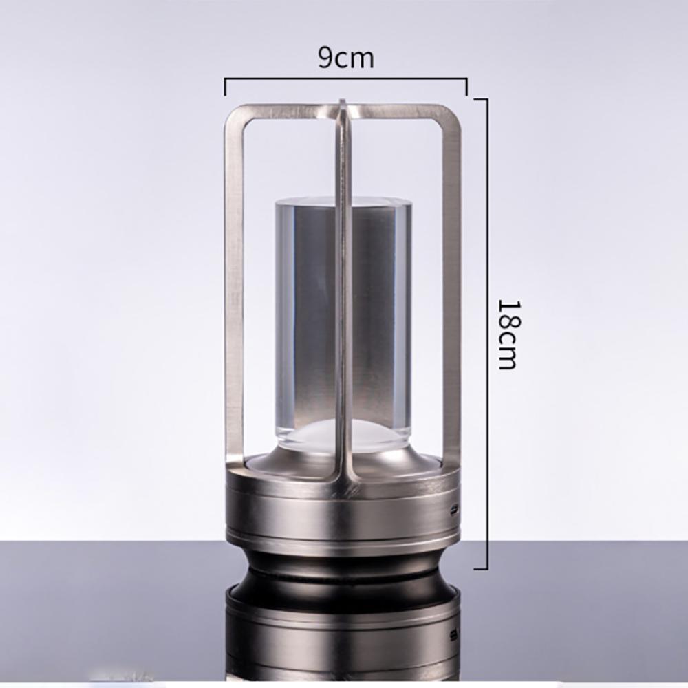 Crystal Lamp Plastic Bedside Table Bedroom Led Touch Table Lamp Restaurant Decoration Atmosphere Night Light