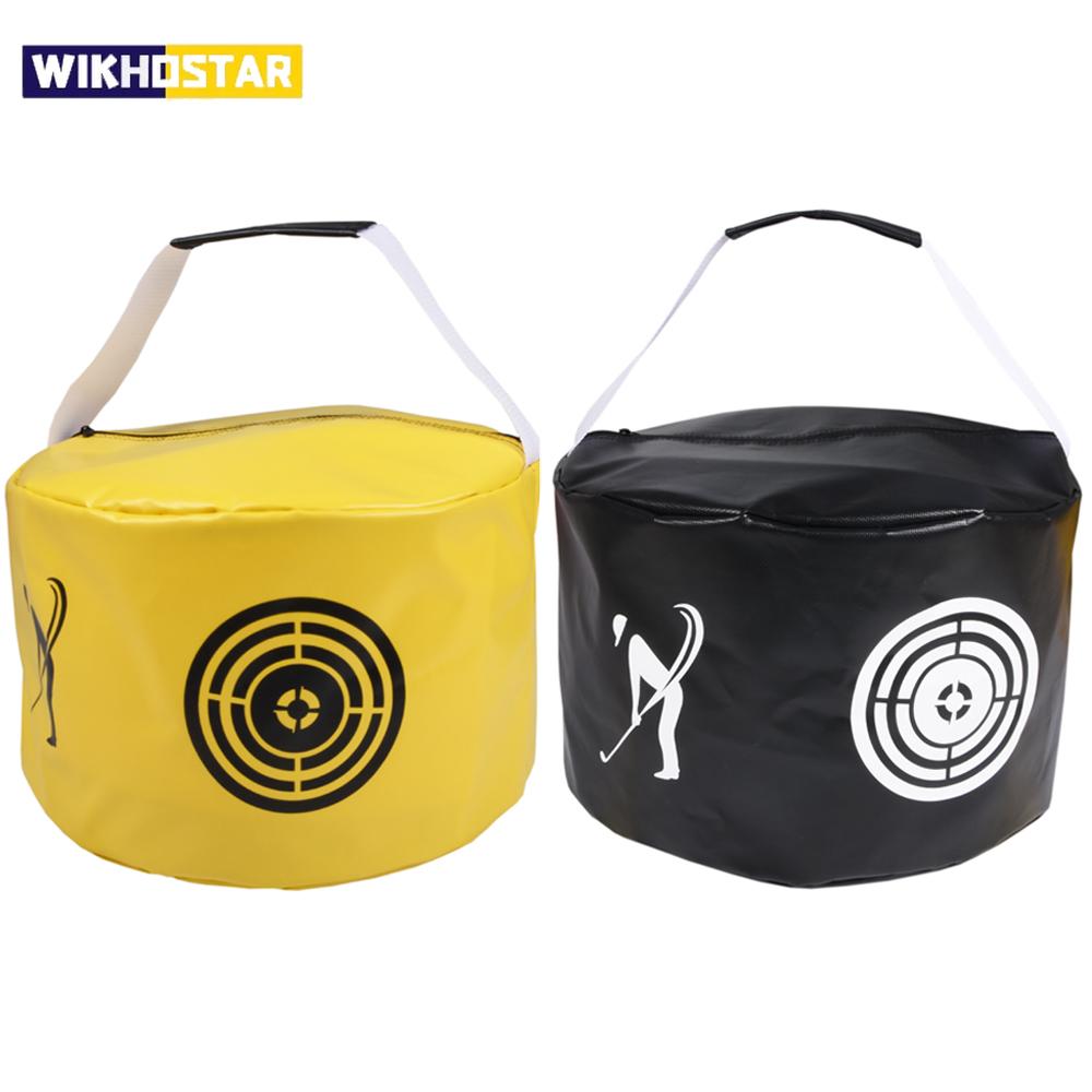 Golf Portable Multi-Functional Hitting Bag Golf Ball Impact Bag Swing Training Aid Beginner Assistant