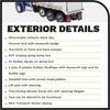 DIECAST MASTERS Kenworth T880 SF OX Stampede Dump Truck Metallic Blue/Silver