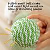 Cat Colorful Sisal Ball Toy Wool Ball Teasing Cat Ball Plush Self-hi To Relieve Boredom and Resist Biting Teeth Grinding Stick Teasing Cat Supplies