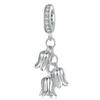 WOSTU 925 Silver Sea Shell Conch Charm Pendant For Necklace Lily of the Valley Charm
