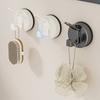 3pcs Strong Suction Cup Hook Not Drill & Rustproof Wall Hook Easy Installs Suction Hook Hangers for Bathroom & Kitchen
