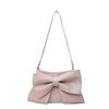 Monochromatic PU Square Shoulder Bag for Women simple versatile graceful cute crossbody bags large monochromatic high quality fashionable fresh