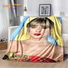 3D Taylor-r Singer T-Swizzle Decke, Weiche Überwurfdecke für Zuhause Schlafzimmer Bett Sofa Picknick Reise Büro Abdeckung Kindergeschenk Geschenk