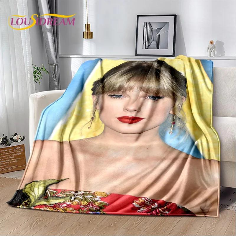 3D Taylor-r Singer T-Swizzle Decke, Weiche Überwurfdecke für Zuhause Schlafzimmer Bett Sofa Picknick Reise Büro Abdeckung Kindergeschenk Geschenk