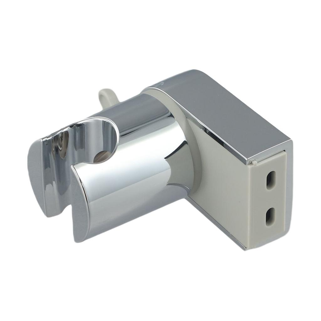 1pcs Plastic Wall Mount Shower Bracket For Handheld Shower Head Bathroom Shower Holder 63*67cm Silver Bathroom Fixture