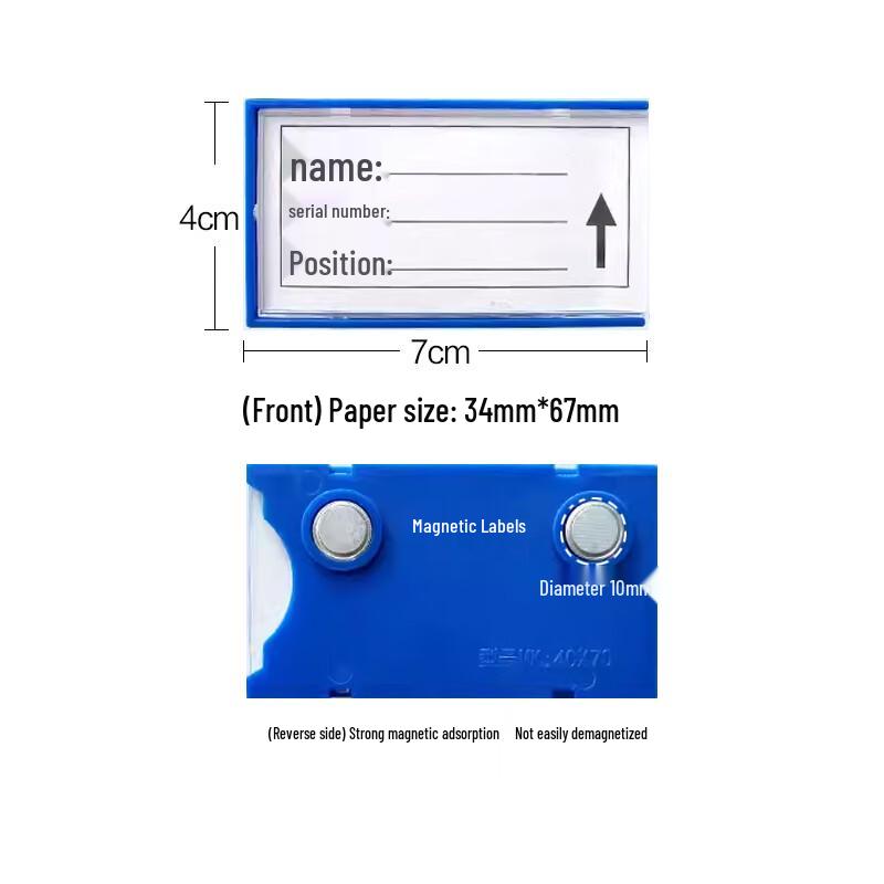 Oumai Magnetic Warehouse Shelf Labels