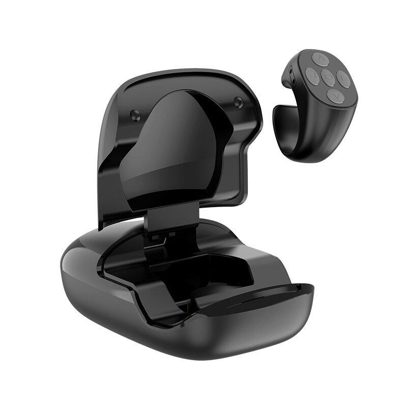 Popular Bluetooth Selfie Ring: Remote Photo, Video Browsing & Page Turning with Charging Case