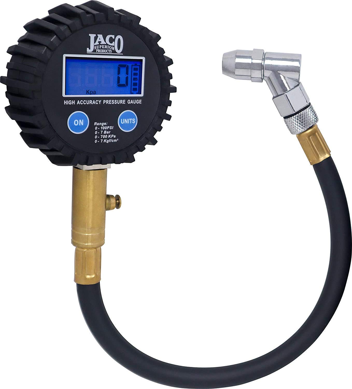 

JACOElite Pro Digital Tire Pressure Gauge - Professional Accuracy - 100PSI