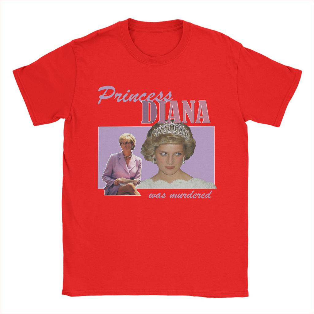 Hipster Princess Diana T-Shirts for Men Round Collar 100% Cotton T Shirts  Short Sleeve Tees Adult Clothing