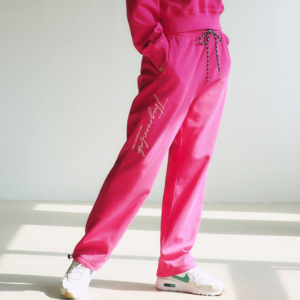 THE GREEN LAB Oversized String Jogger Pants [Pink]