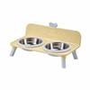 Gamelle Antidérapante pour Chien sur Pied Surélevée pour Animaux de Compagnie Gamelle Chat Cœur Utilisation Intérieure