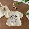 Children Casual T-shirt Boy Cartoon Cute Print Undershirt Cotton Tshirt Girl Baby Summer Pullover Tops Versatile Bottoming Shirt