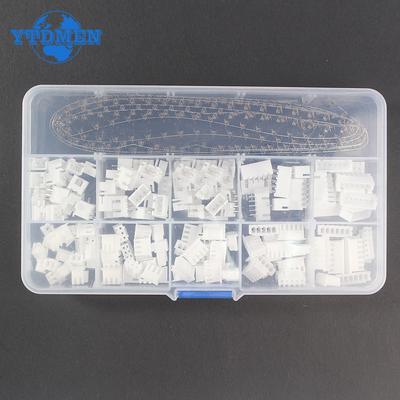 350PCS XH2.54 Male Female Straight Needle Connector Kit 2/3/4/5/6 Pin Plug with Terminal Socket Header Wire Connectors Kit