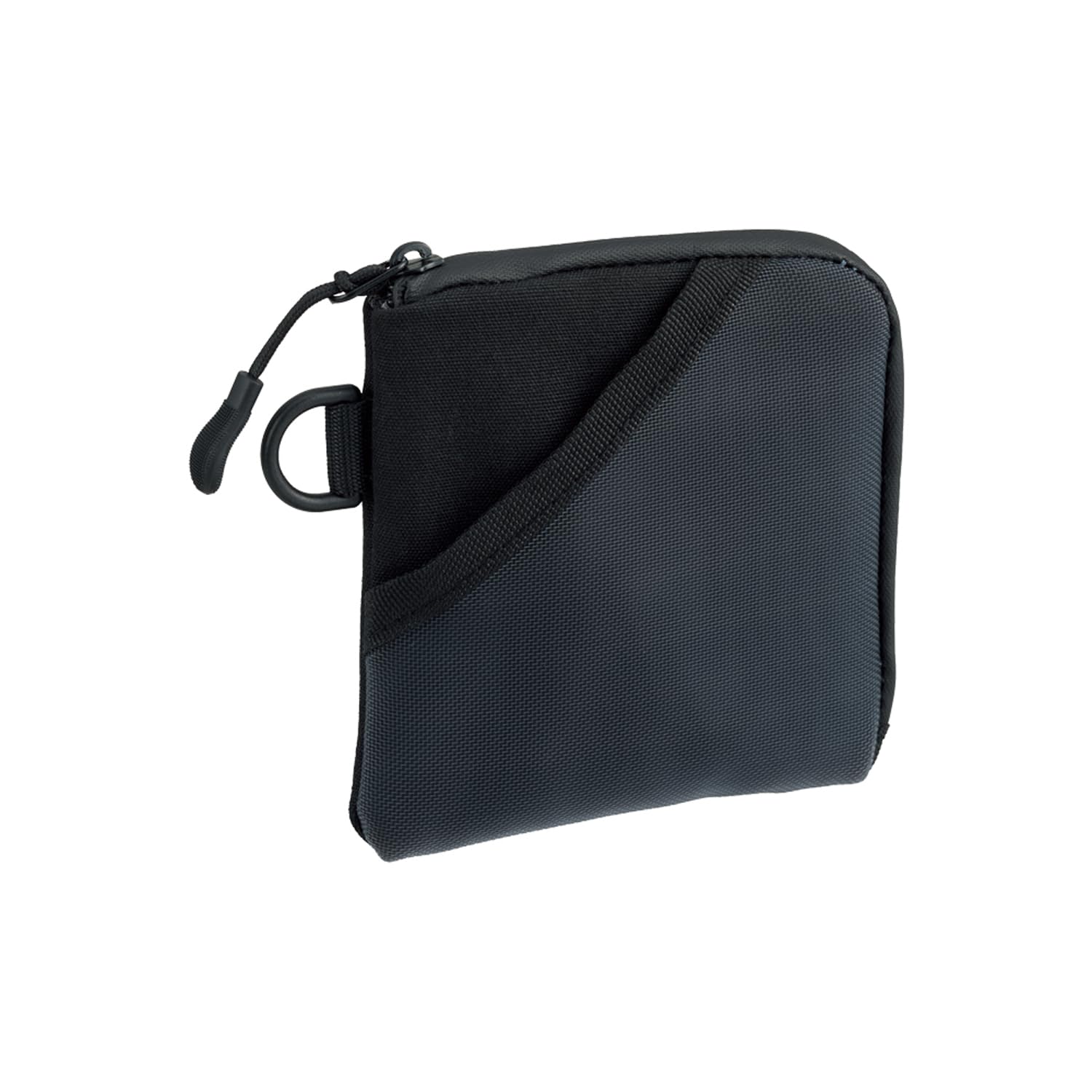 LIHIT LAB CIRCULA Mini Black Wallet, A4600-24