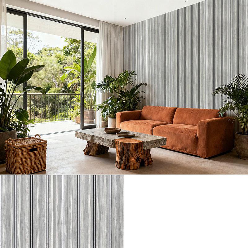 Self Adhesive Grille Wallpaper3D Fluted Wall Panel Sticker, Peel and Stick PVC Wallpaper for Living Room TV Background, Bedroom Wall Decor