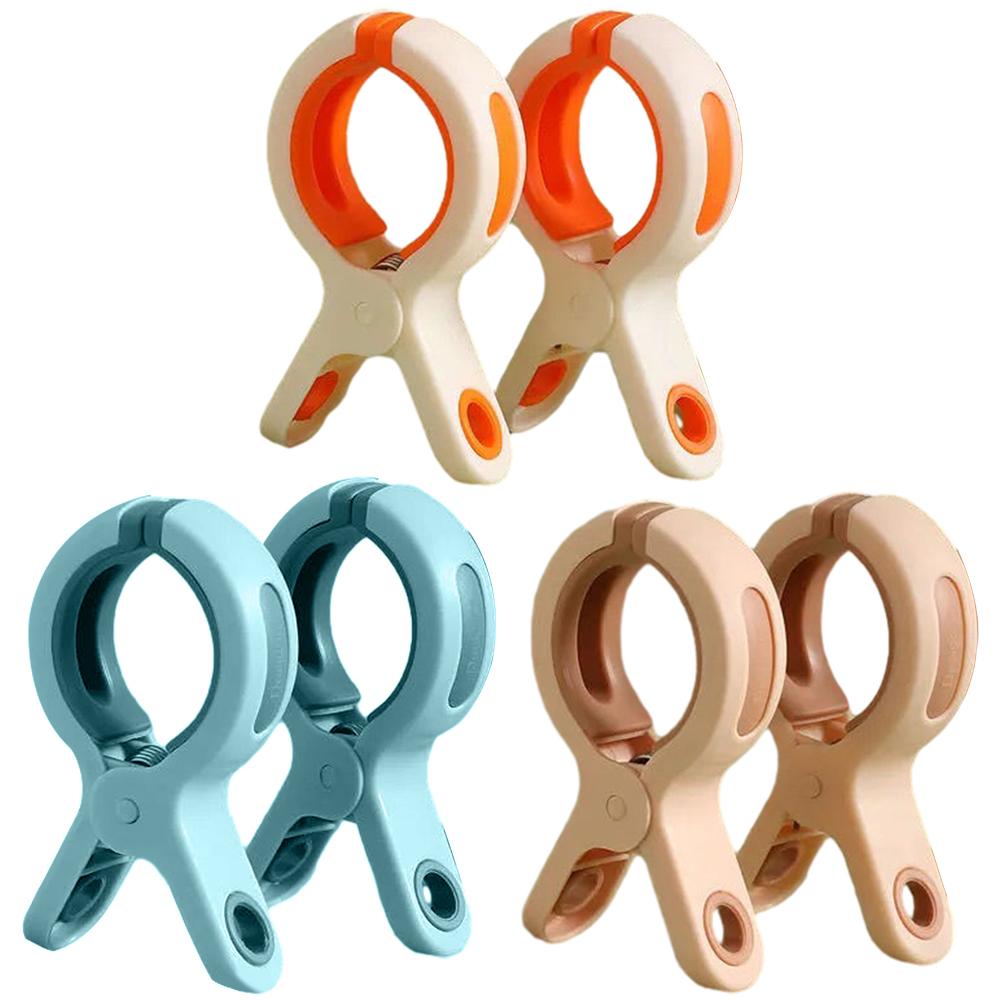 3/6Pc Large Towel Clips Windproof Fixed Drying Clothespin Reusable Non-slip Multifunctional for Pool Chairs