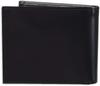 Calvin Klein CALVIN KLEIN Wallet with Key Fob Minimalist Card Pass Genuine Coin Purse Black Bi-fold Set, Case, Case, Leather, Included, Men's, [Used]