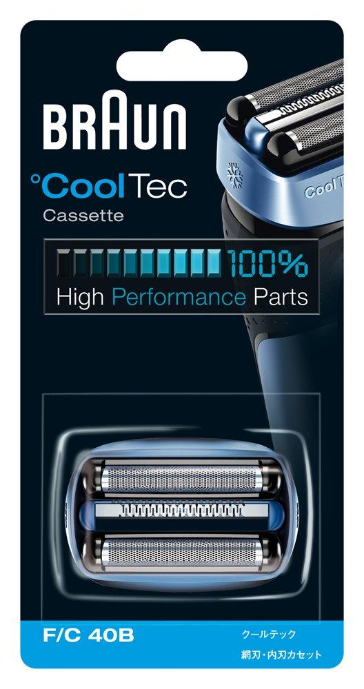 

Бритва Braun Cool Tec интегрированная кассета с сетчатым лезвием [оригинальный продукт] лезвие/внутреннее F/C40B F/C40B чёрный
