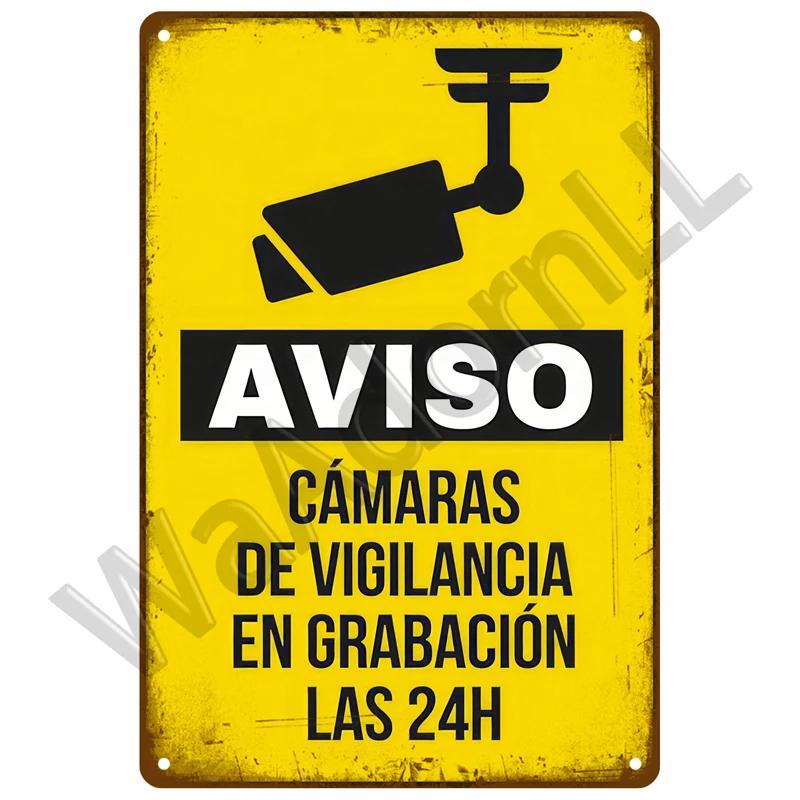 Retro Caution Metal Sign for Bar Pub Garage  Vintage Russian Warning Decor for Home Walls