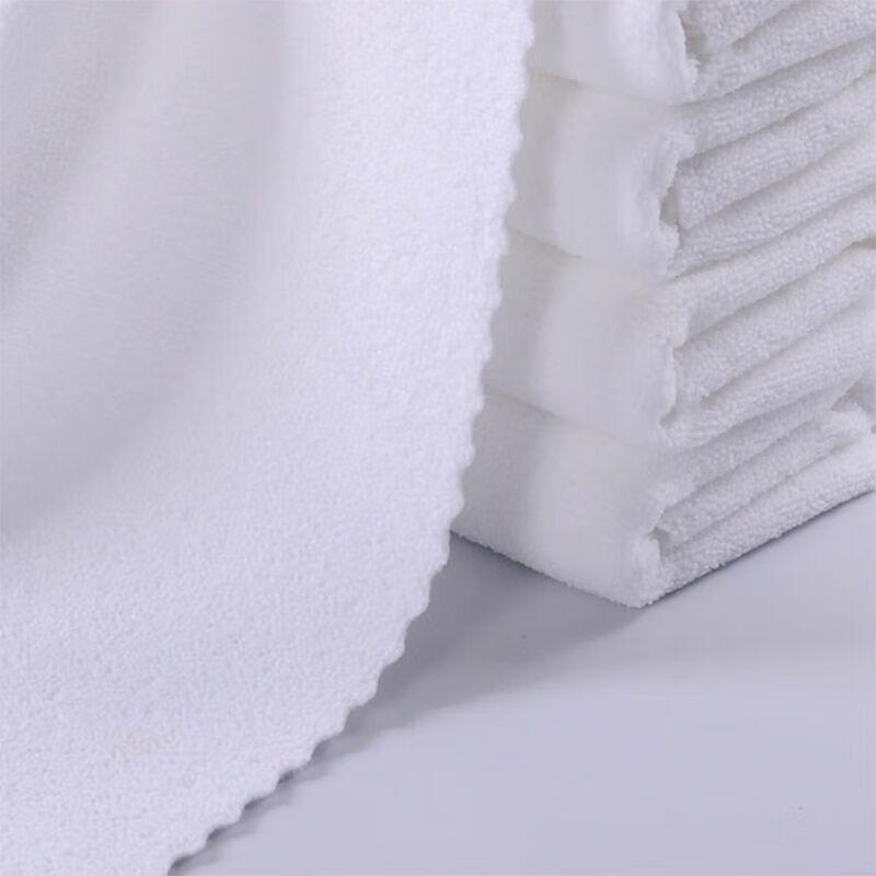 Disposable White Lace-Edged Towels