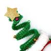 Weihnachts-Stirnband Spiraldesign Glitzer Stern Deko Sicherer Halt Haarreif Feiertags-Stirnband Weihnachtsfeier-Accessoire