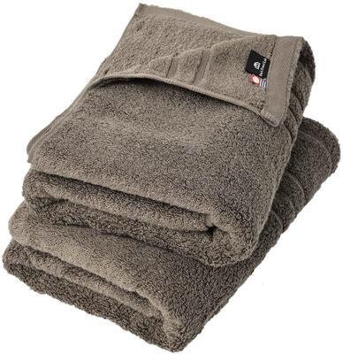 Set de baie certificat Towel Lab Imabari de prosoape One's din bumbac premium, 2, Japonia, calitate hotelieră, răsucit fin, 100% (Cenușă maro)