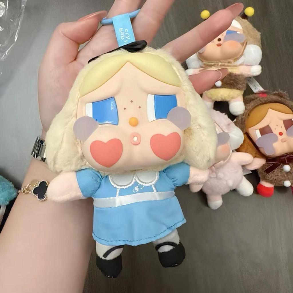 Tearful Baby Alice Plush Vinyl Face Keychain Toy Blind Box Figurine