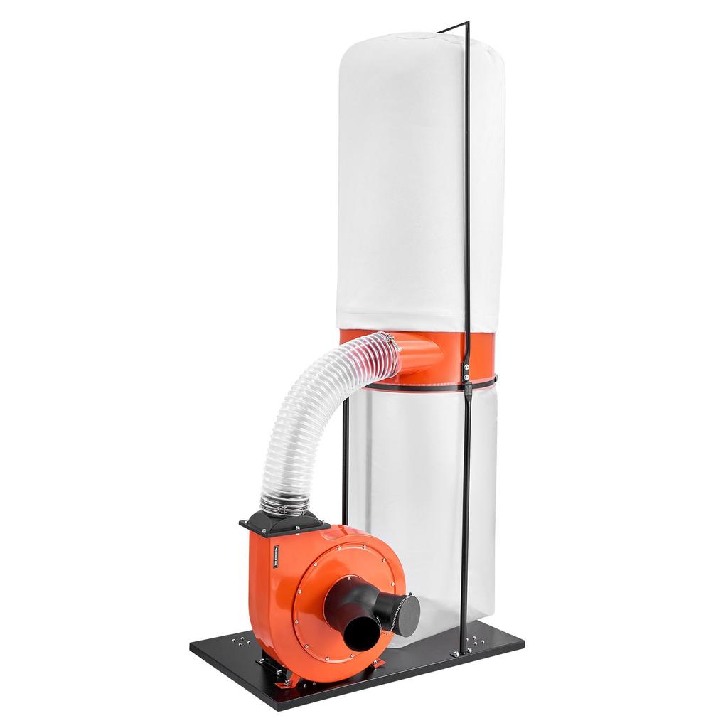 VEVOR Dust Collector, 1200 CFM 2.5 Micron Vortex Cone Dust Collectors