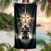 Cross Templars Knight Fashion Beach Towel: Ideal for Summer Adventures Soft, absorbent and quick drying suitable for swimming and bathing