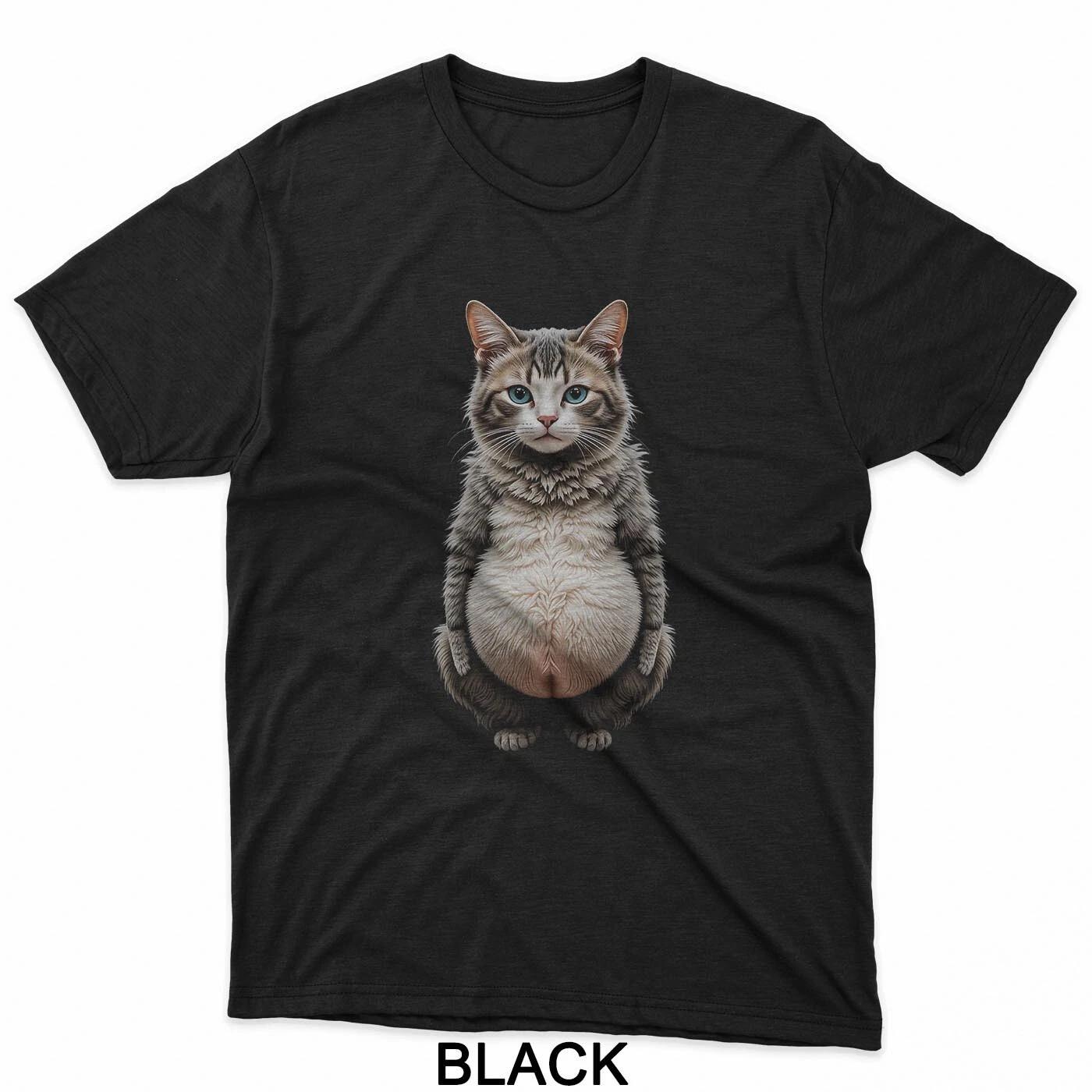 Беременная кошка Беременная кошка Забавная кошачья мама Футболка для беременности S