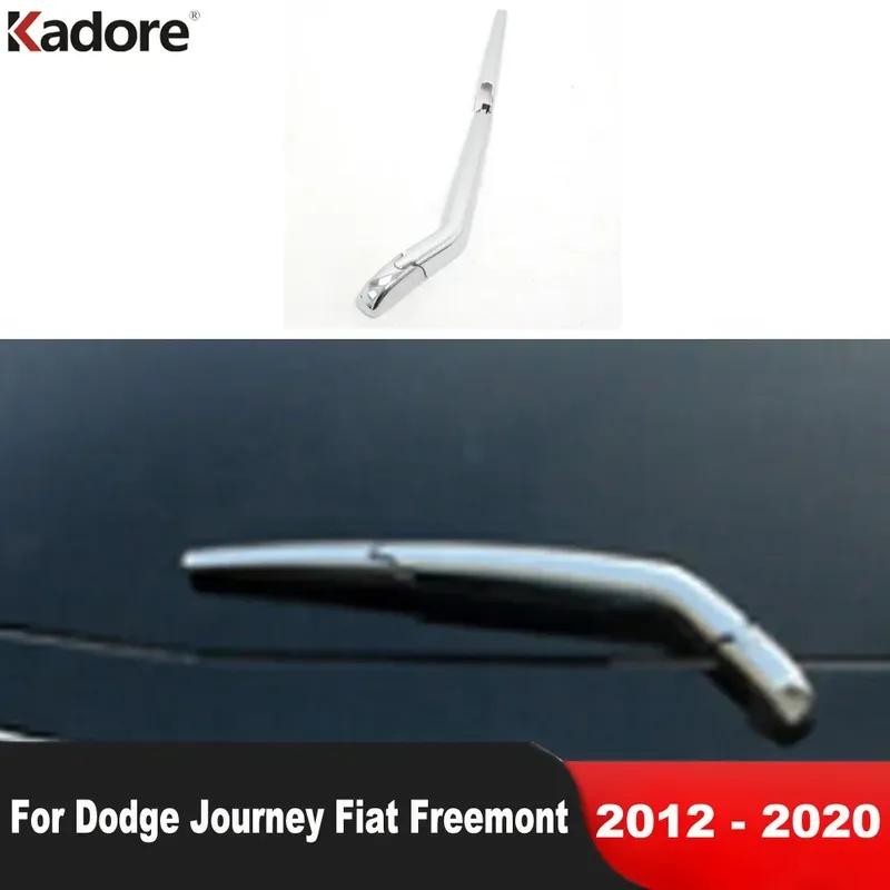 For Dodge Journey JC Fiat Freemont 2012-  Chrome Car Accessories Rear Window Wiper Cover Trim Tail Windshield Arm Blade