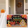 1PCS Day of the Dead Banner - Mexican Day of the Dead Polyester Hanging Decoration with Skull  Marigold  and Skull Patterns