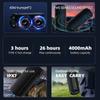 Portable Speaker,Wireless Bluetooth Speaker,IPX7 Waterproof, 40W Loud Stereo Sound,13H+ Playtime with Lights, for Home Outdoor