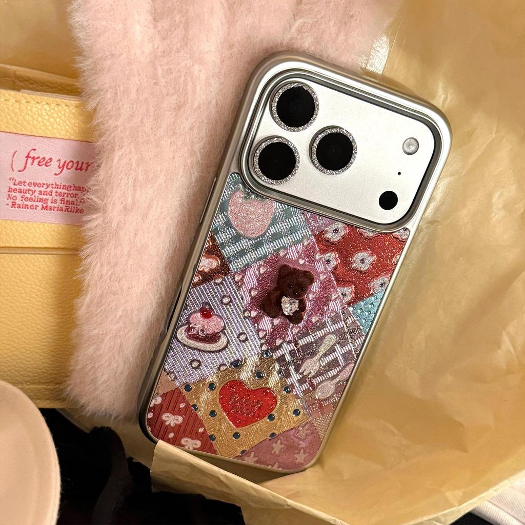 Creative and Eye-Catching Bear Phone Case for iPhone 16, iPhone 17, and iPhone 17 Pro Max