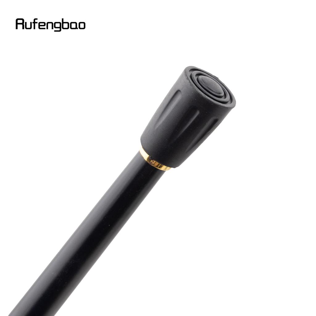 Black Glass Ball Steampunk Cane Fashion Decorative Stick Gentleman Luxury Crosier Knob Walking Stick 93cm