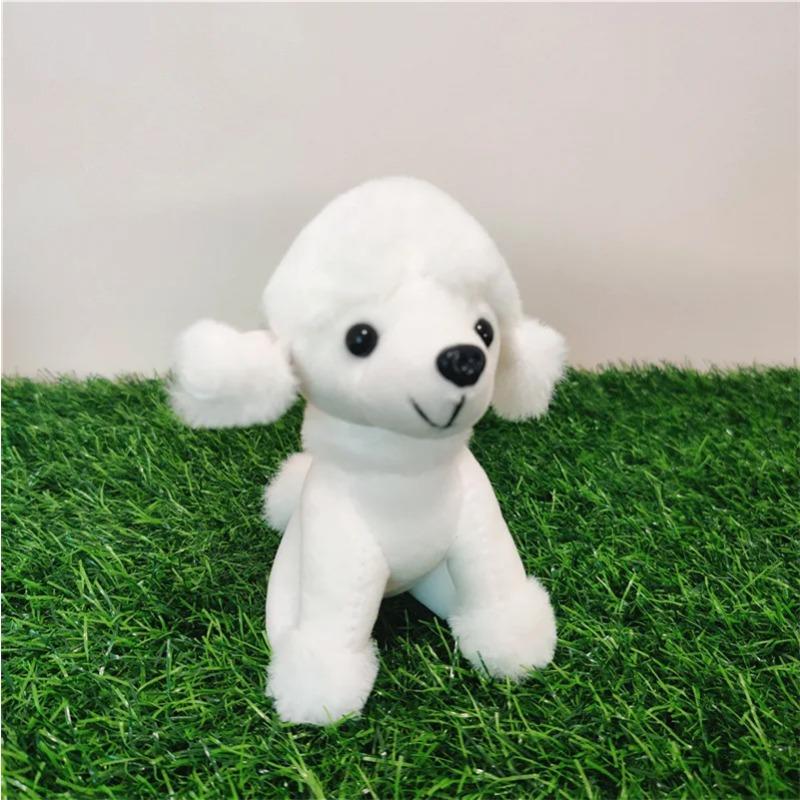 New Soft Pendant Cute  Simulation Poodle Plush Toy Bag Pendant Lifelike Sweet Keychain Doll Funny Cool  Birthday Gift