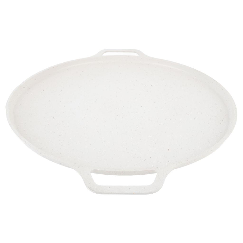 Grill Pan Maifan Stone Aluminum Alloy Anti Stick Stovetop Griddle Pan for Camping BBQ 39.5cm Type 2