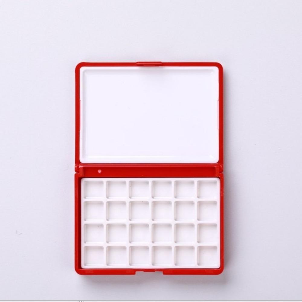 Portable Mini Watercolor Box 12/24 Grid Artist Travel Sketching Palette  Art Supplies