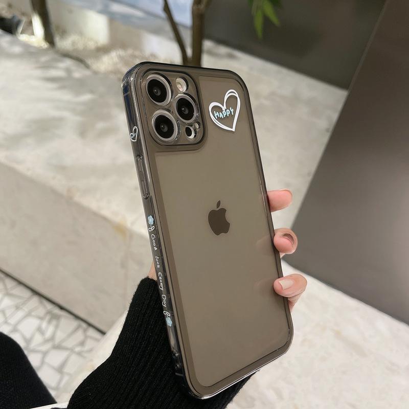 

Simple Couple IPhone 16 Apple Phone Case 15Pro Max Silicone 13 Suitable for 8plus Side XS Soft 14 12pro(6.1)