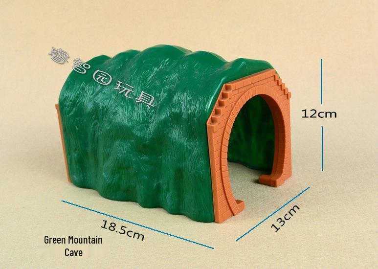 Electric Train Model Toy Track Set: Railway Crossing, Tunnel, and Bridge Accessories for Simulation and Sand Table Scenes