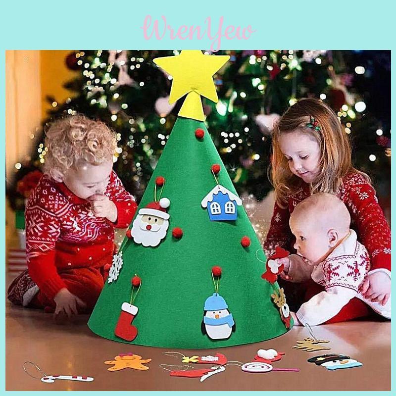 Adorable Diy 3d Cone Felt Christmas Tree Ideal For Toddler's Festive Decorations