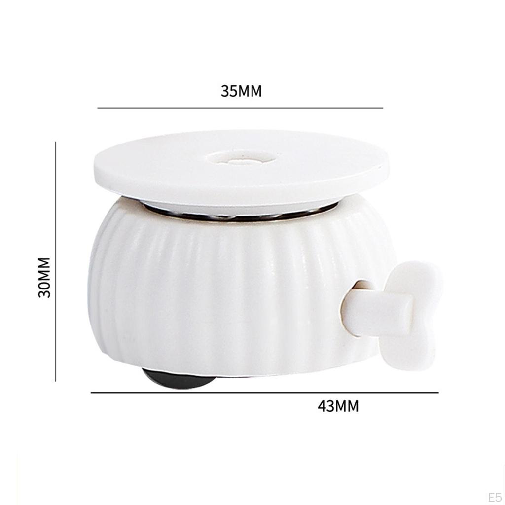 4 Pieces Circular Swivel Caster Wheel Furniture Casters Simple Installation 360° Rotation Replace