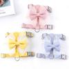 Ensemble harnais et laisse princesse pour chien et chat, harnais en dentelle avec nœud papillon pour animaux de compagnie, gilet, accessoires pour chat, collier réglable et Durable pour chiot, pour la marche