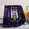 1 ks Flanelová deka s potiskem Royal Sporting Club Anderlecht, Vysoce kvalitní, Pro všechna roční období, Domácí dekorace, Teplo a pohodlí, Ideální jako vánoční dárky