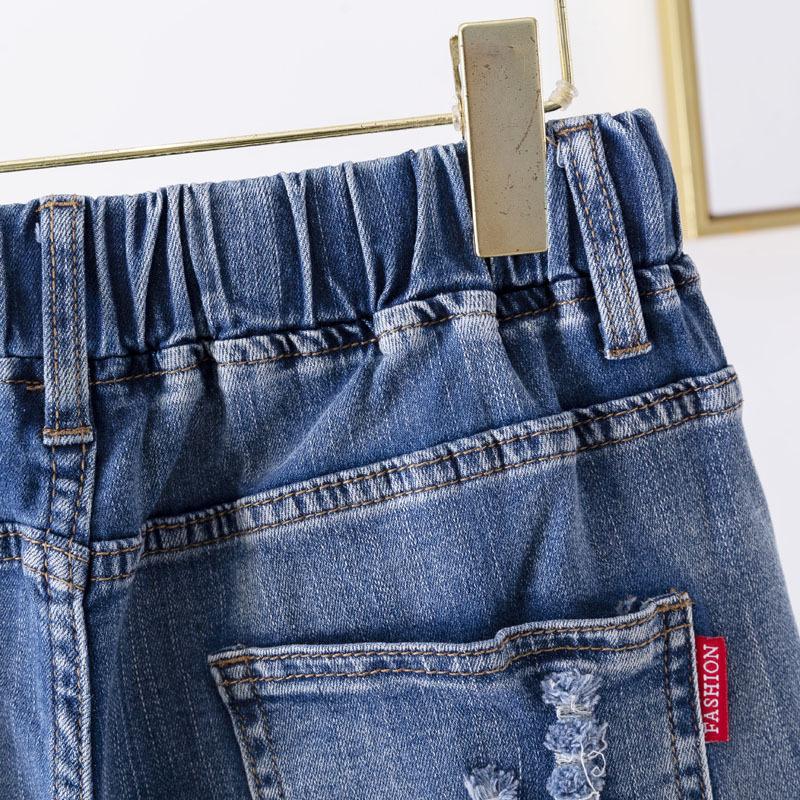 Plus Size Women's Pants Plus Size Women's High Waist Jeans Pants Split Pants Thin Elastic Leggings Jeans with Carrots Comfort Waist Pants