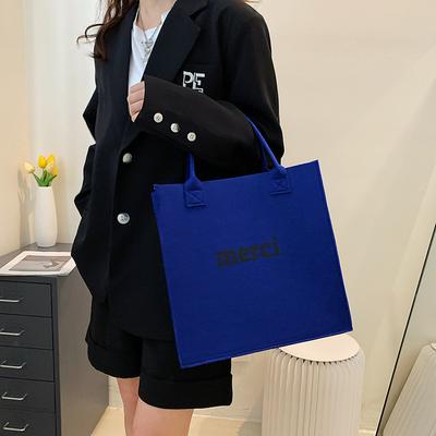 Personality Trend Large Capacity Shoulder Tote Bag New Retro Fashion Simple Letter Handbag Bag