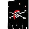 Piratflagga Trasig Vertikal Halloween-dekor Enkel Installation Kreativ Banner för Dörr