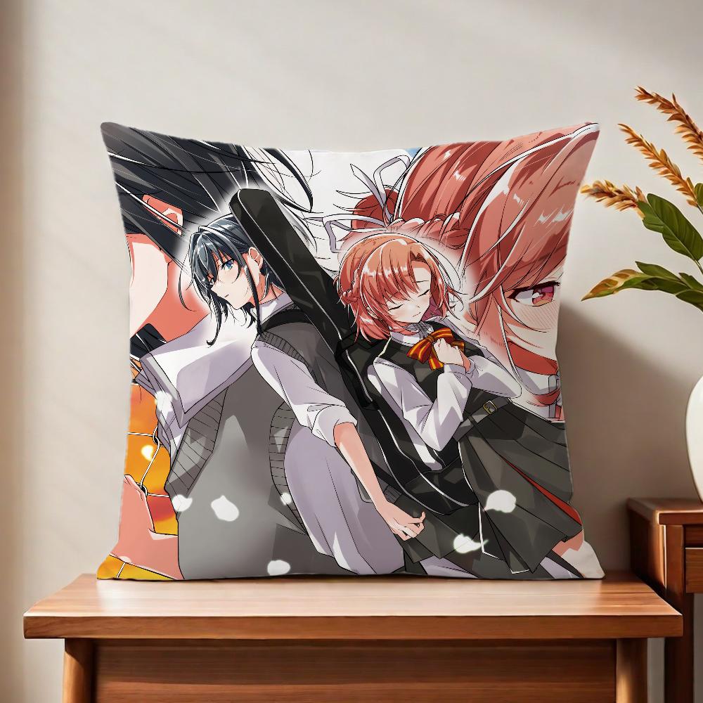 Cute Mme anime Llove Song cushion cover For Pillow Printing Sofa Decoration Home Car Room Coffee Shop Office Nordic Simplicity