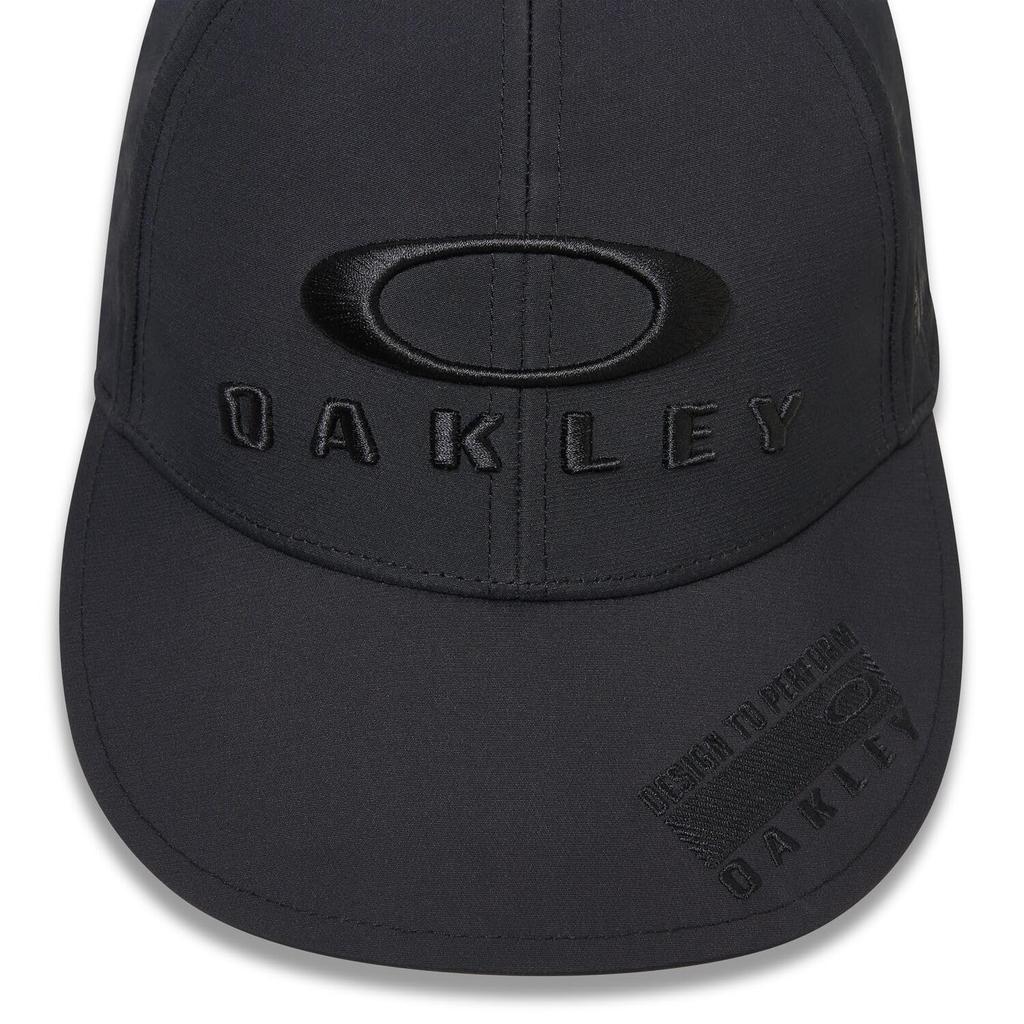 Oakley FOS901825 ONE SIZE FIXED CAP FA Golf Cap BLACK/BLACK 24.0 - Sweat-wicking, Quick-drying, Antibacterial, Odor-resistant